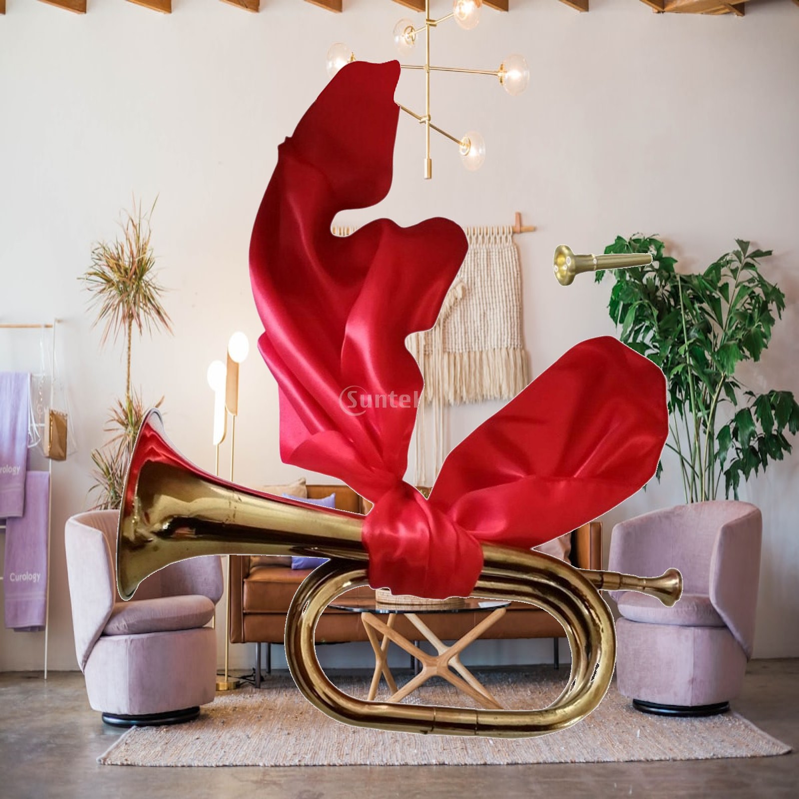 シートメタル製のバグルトランペット、真鍮製楽器フルセット（マ - Musical Instrument Bugle のレビューと価格