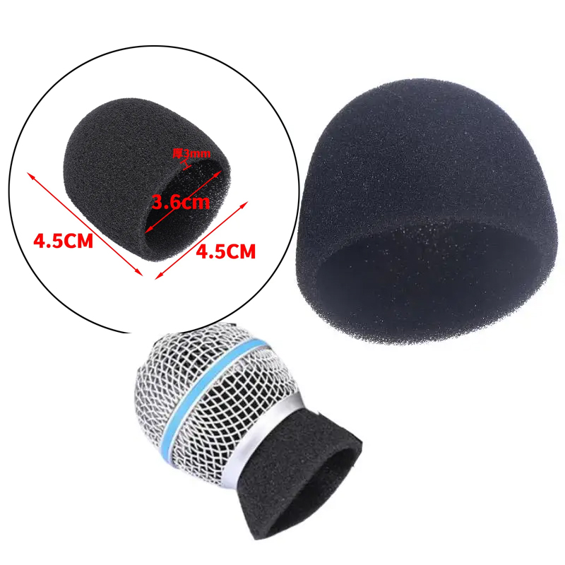 2 個のマイク保護インナーフォーム Shure SM58 S - Shure Mic Mv7 のレビューと価格