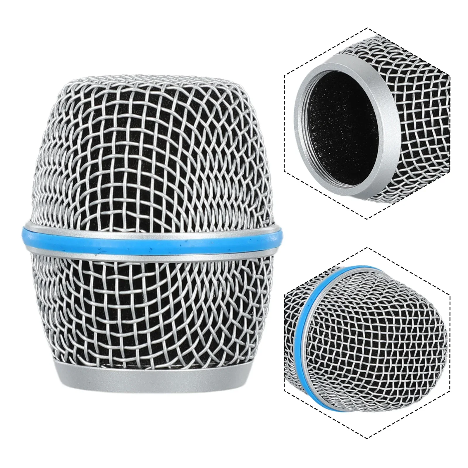 1 Pc マイクメッシュヘッド金属マイクメッシュカバー Sh - Shure Mic Mv7 のレビューと価格